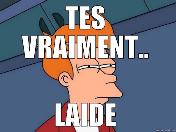 TES VRAIMENT.. LAIDE Futurama Fry