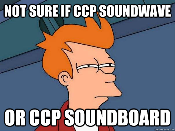 Not sure if CCP Soundwave or CCP Soundboard - Not sure if CCP Soundwave or CCP Soundboard  Futurama Fry
