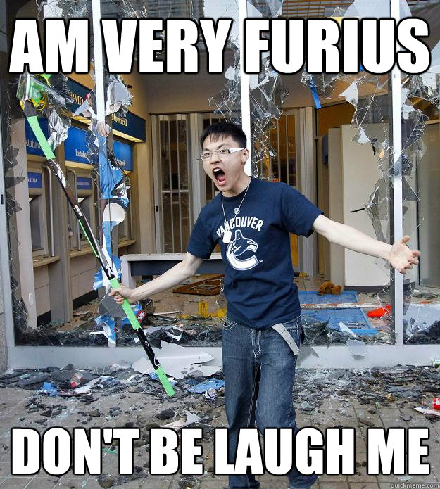 am very furius don't be laugh me - am very furius don't be laugh me  Asian Hockey Rage Boy