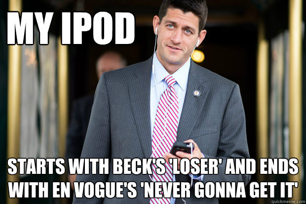 My iPod starts with Beck's 'Loser' and ends with En Vogue's 'Never Gonna Get It' - My iPod starts with Beck's 'Loser' and ends with En Vogue's 'Never Gonna Get It'  Misc
