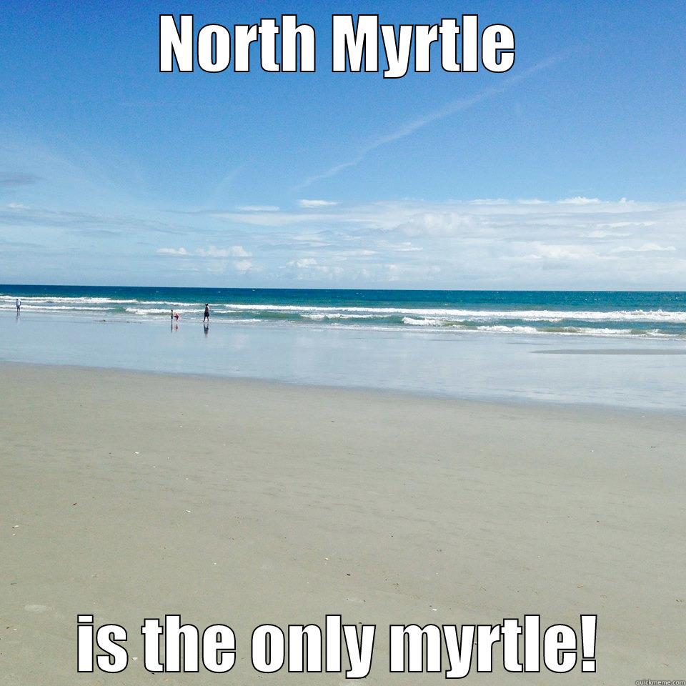 NORTH MYRTLE IS THE ONLY MYRTLE! Misc