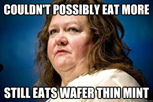 Couldn't Possibly Eat More Still Eats Wafer Thin Mint - Couldn't Possibly Eat More Still Eats Wafer Thin Mint  Spiteful Billionaire