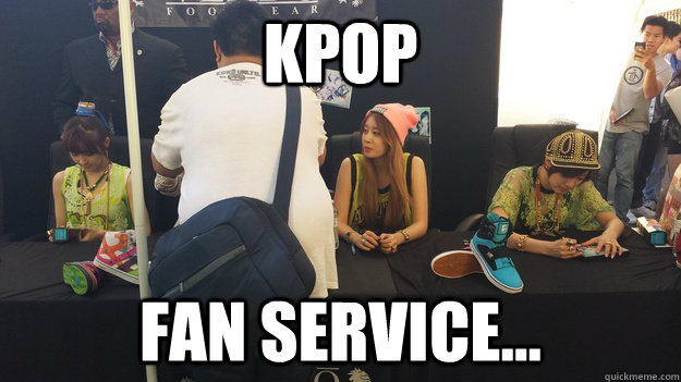 Kpop Fan service...  T-ara N4 Los Angeles Meetup