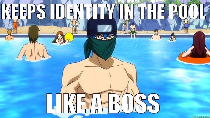 Jellal pool boss - KEEPS IDENTITY IN THE POOL  LIKE A BOSS Misc