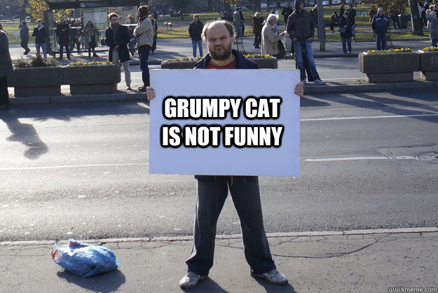 Grumpy Cat is not funny - Grumpy Cat is not funny  Grumpy Serb