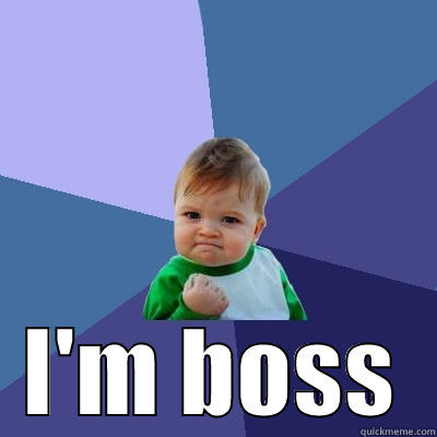  I'M BOSS Success Kid