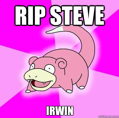 RIP STEVE IRWIN  Slowpoke