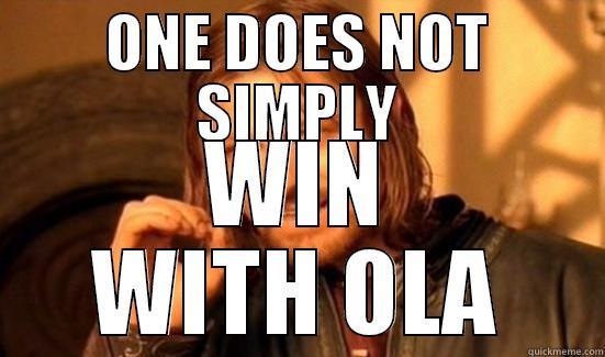 ONE DOES NOT SIMPLY WIN WITH OLA Boromir