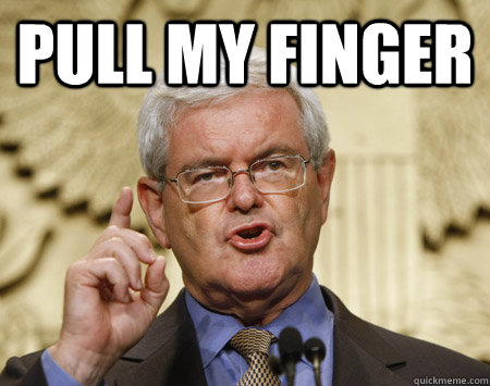 Pull my finger   Professor Gingrich