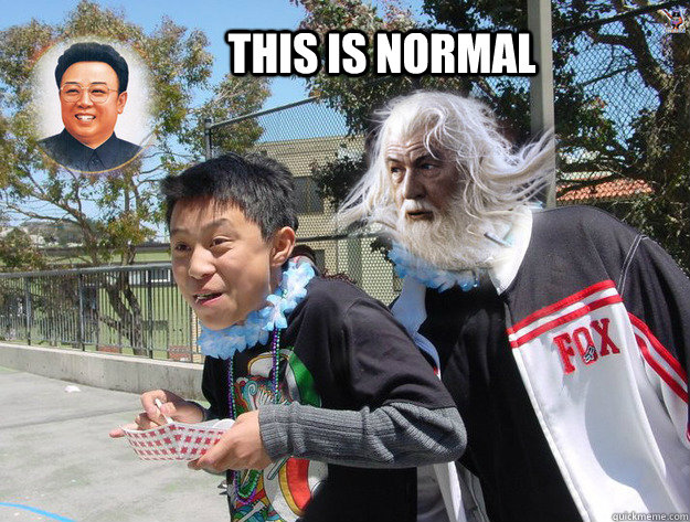 this is normal  Surprise Nigga