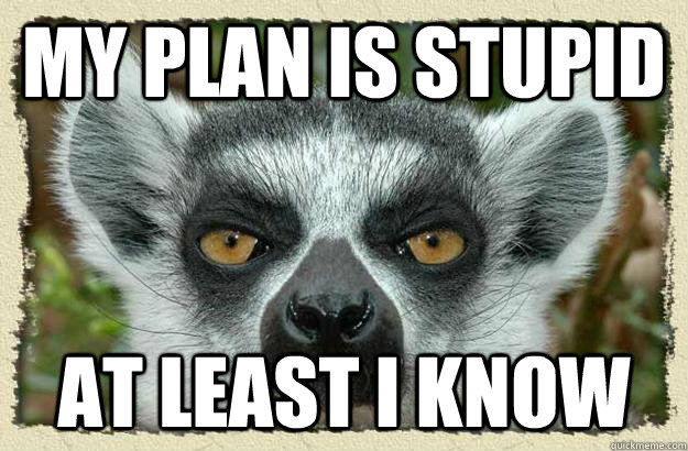 my plan is stupid at least i know  League of Legends Lemur