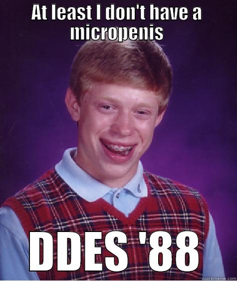 AT LEAST I DON'T HAVE A MICROPENIS DDES '88 Bad Luck Brian