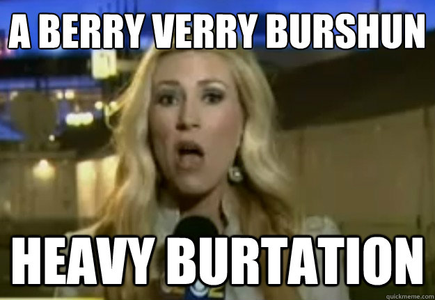 A berry verry burshun Heavy Burtation   Heavy Burtations
