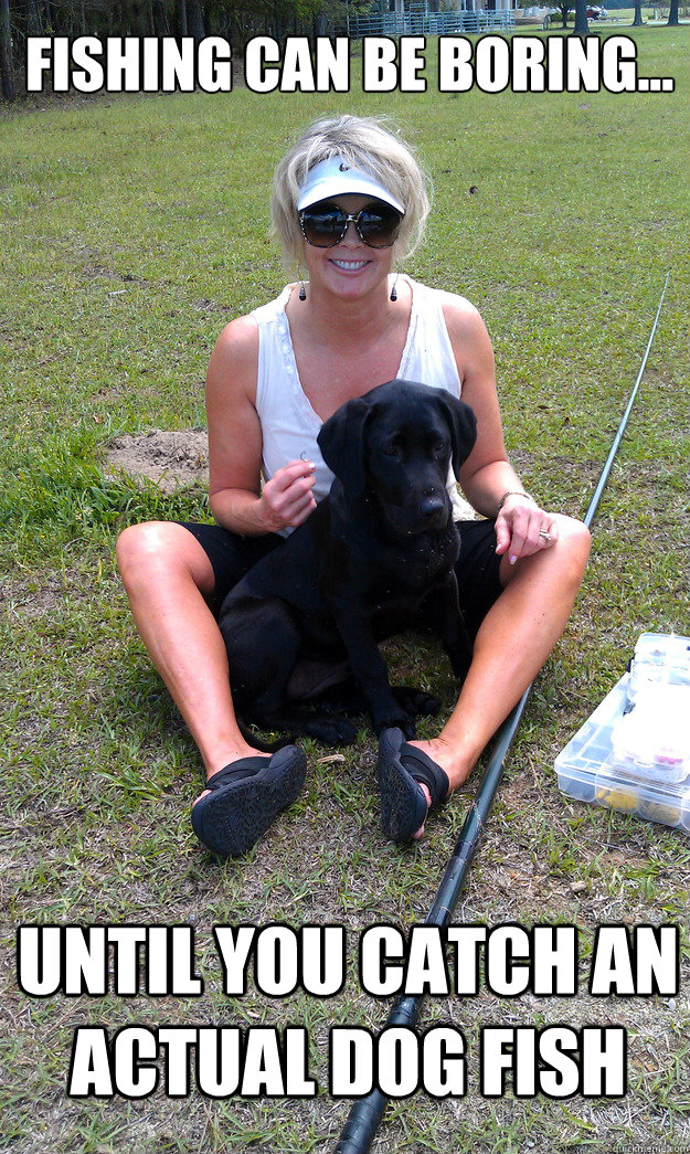 Fishing Can Be Boring... Until You Catch An Actual DOG Fish - Fishing Can Be Boring... Until You Catch An Actual DOG Fish  Misc