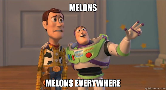Melons melons everywhere - Melons melons everywhere  Toy Story Everywhere