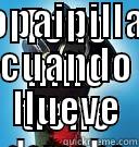 TODO NIÑO TIENE DERECHO A COMER SOPAIPILLAS CUANDO LLUEVE Evil Plotting Raccoon