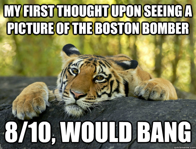 My first thought upon seeing a picture of the Boston Bomber 8/10, would bang - My first thought upon seeing a picture of the Boston Bomber 8/10, would bang  Misc