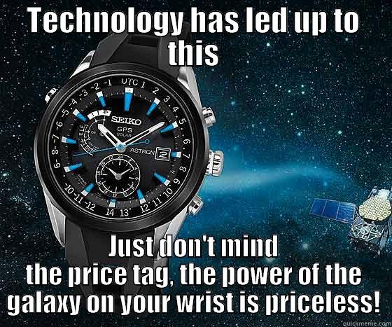 TECHNOLOGY HAS LED UP TO THIS JUST DON'T MIND THE PRICE TAG, THE POWER OF THE GALAXY ON YOUR WRIST IS PRICELESS! Misc
