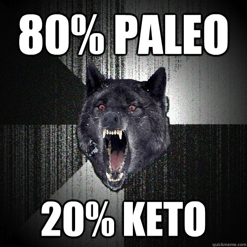 80% Paleo 20% Keto - 80% Paleo 20% Keto  Insanity Wolf