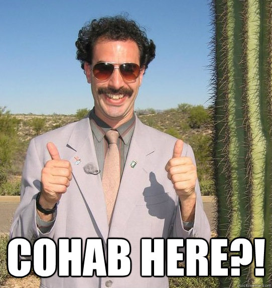  cohab here?!  Upvoting Kazakh