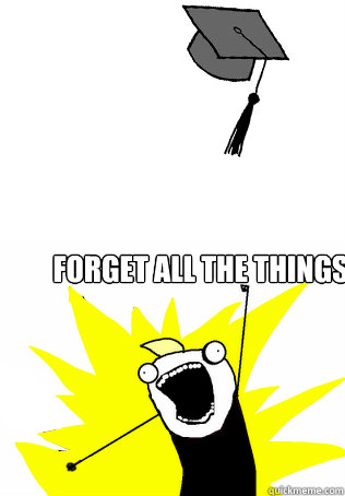 Forget all the things  All The Things
