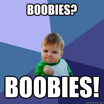 boobies? Boobies!  Success Kid