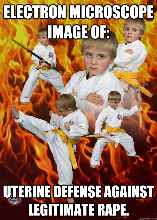 Electron microscope image of: uterine defense against legitimate rape. - Electron microscope image of: uterine defense against legitimate rape.  Breaking news in MO Senate race.