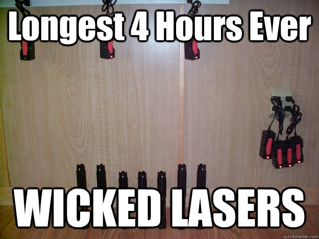 Longest 4 Hours Ever WICKED LASERS - Longest 4 Hours Ever WICKED LASERS  Wicked Lasers