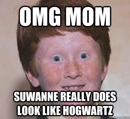OMG mom suwanne really does look like hogwartz  Over Confident Ginger