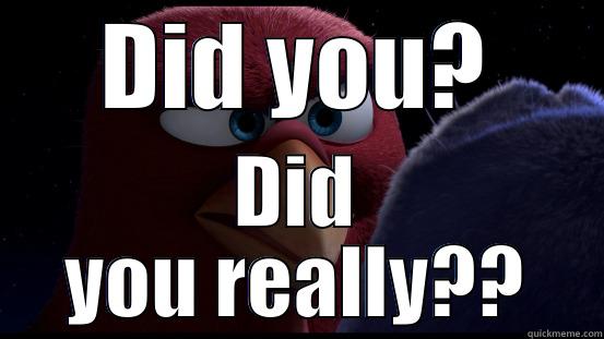 DID YOU? DID YOU REALLY?? Misc