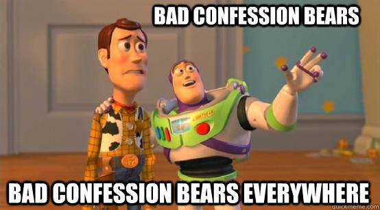 Bad Confession Bears Bad confession bears everywhere  Buzz Glitter