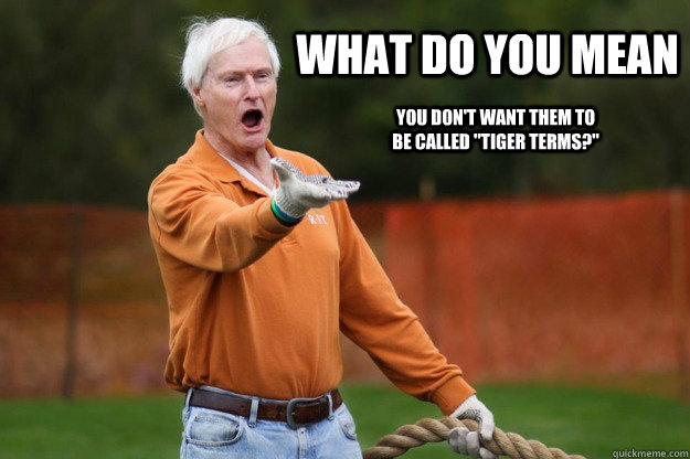 What do you mean you don't want them to be called 