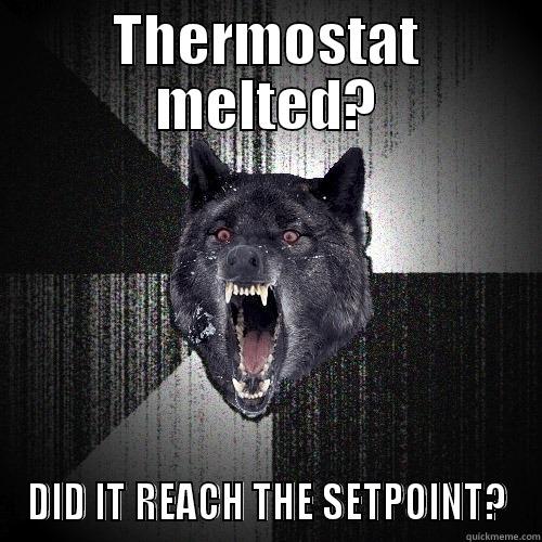 THERMOSTAT MELTED? DID IT REACH THE SETPOINT? Insanity Wolf