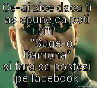 CE-AI ZICE DACA TI AS SPUNE CA POTI CITI  