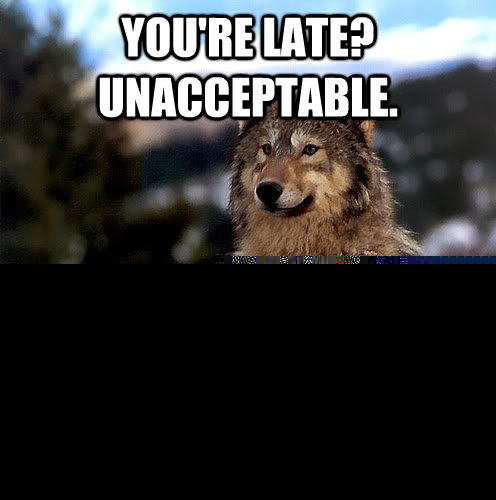 You're late? Unacceptable. I'm late? I was busy, and I texted to let you know.  