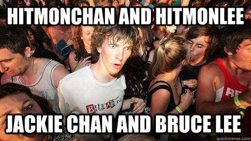 hitmonchan and hitmonlee jackie chan and bruce lee  Sudden Clarity Clarence
