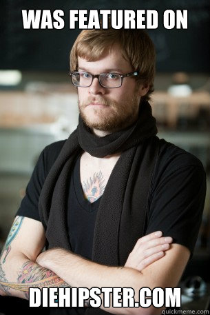 was featured on diehipster.com  Hipster Barista