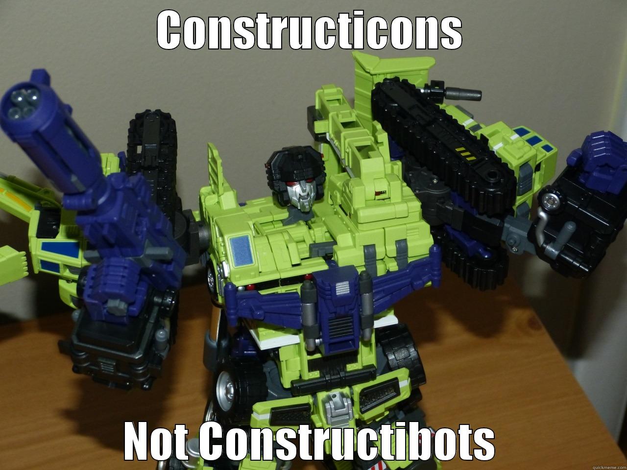 CONSTRUCTICONS NOT CONSTRUCTIBOTS Misc