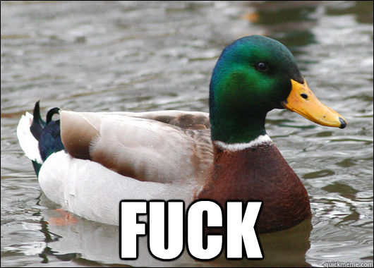  FUCK  Actual Advice Mallard