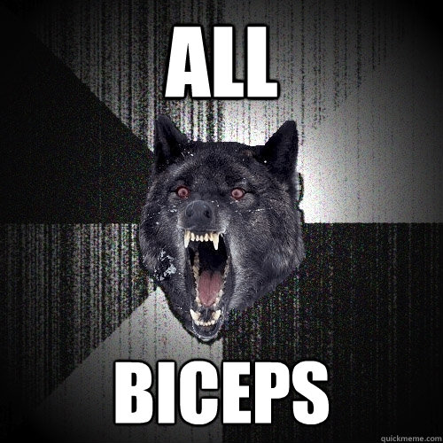 ALL BICEPS
  Insanity Wolf