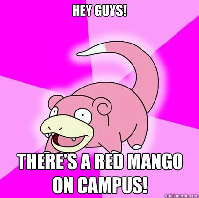Hey guys! There's a Red Mango on campus!  Slowpoke