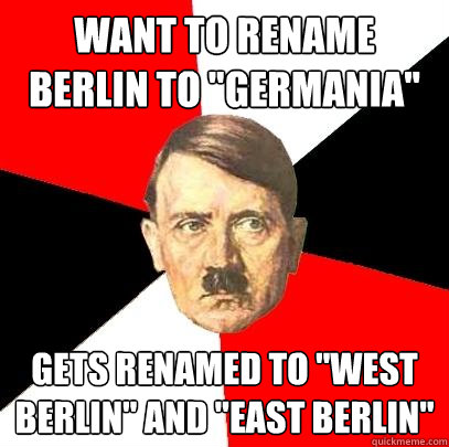 WANT TO RENAME BERLIN TO 