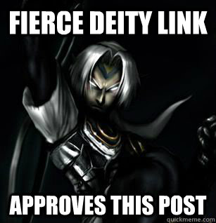 Fierce Deity Link Approves This Post - Fierce Deity Link Approves This Post  Badass Link