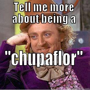 TELL ME MORE ABOUT BEING A 