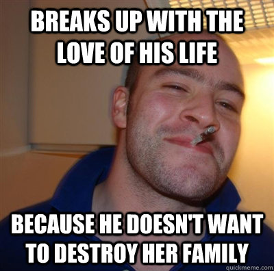 breaks up with the love of his life because he doesn't want to destroy her family - breaks up with the love of his life because he doesn't want to destroy her family  GGG plays SC