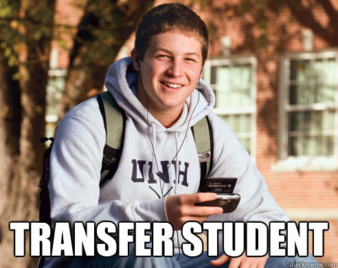  TRANSFER STUDENT  College Freshman
