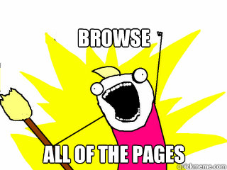 browse all of the pages  All The Things
