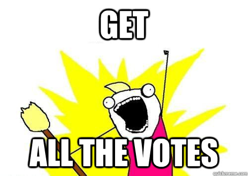 GET  ALL THE VOTES  x all the y