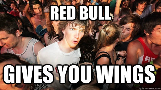 Red Bull Gives you wings  Sudden Clarity Clarence