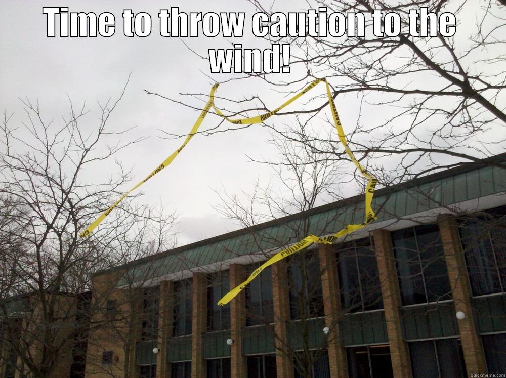 caution to the wind - TIME TO THROW CAUTION TO THE WIND!  Misc